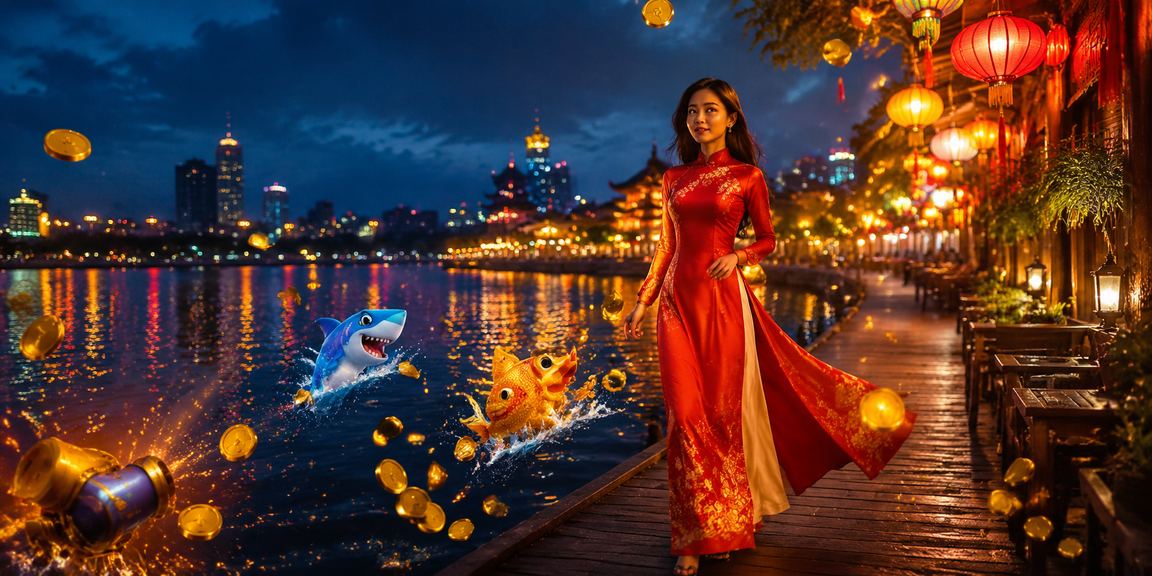 Người dùng Hà Nội xem trò bắn cá trên điện thoại trong bối cảnh áo dài