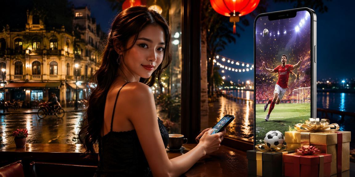 Người dùng Hà Nội theo dõi bóng đá và đọc thông tin cá cược thể thao trên t34