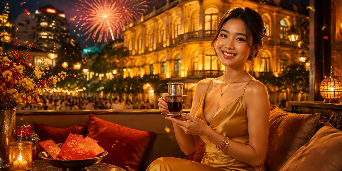 Phong bao đỏ tại Hà Nội gợi ý ưu đãi voucher trong quán cà phê Việt
